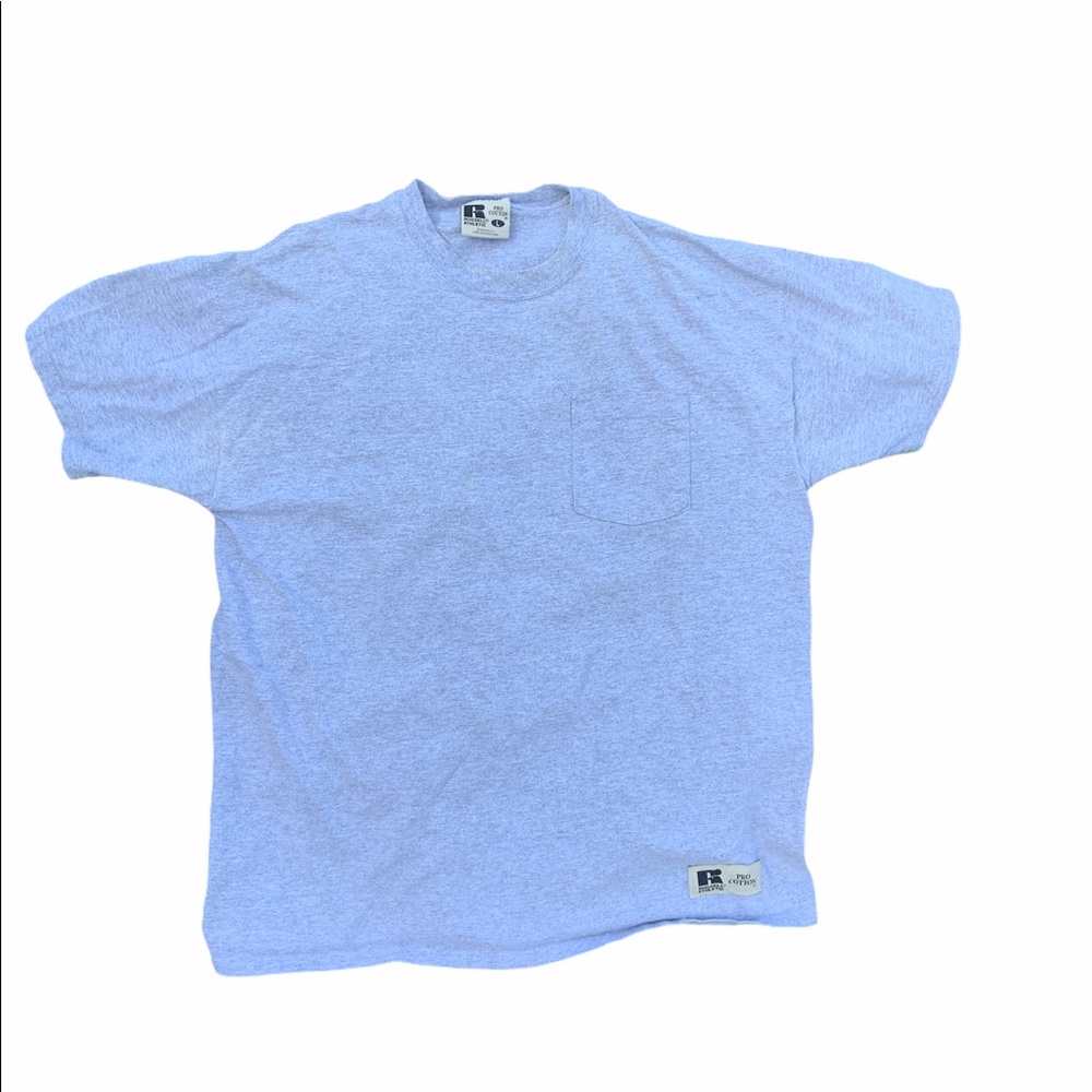 ✶ ✶ VINTAGE GRAY RUSSELL ATHLETIC TEE ✶ ✶